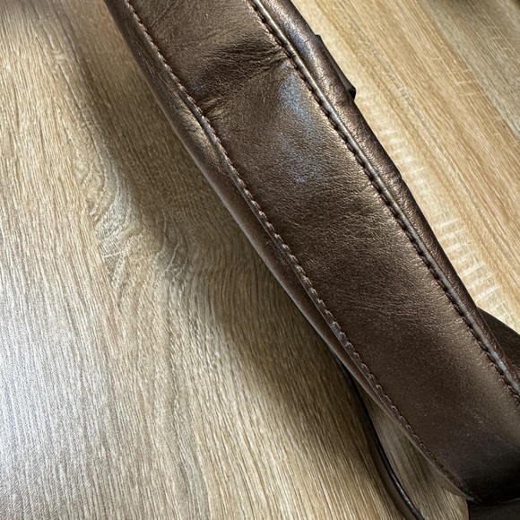 BCBGIRLS Metallic Brown Shoulder Bag with
Gold Hardware - Picture 11 of 13